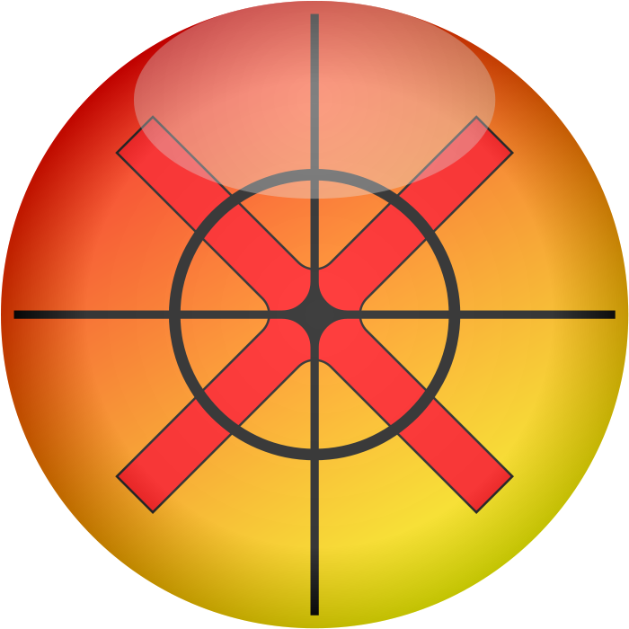 Target Clip Art Download - Aim Button (800x800)