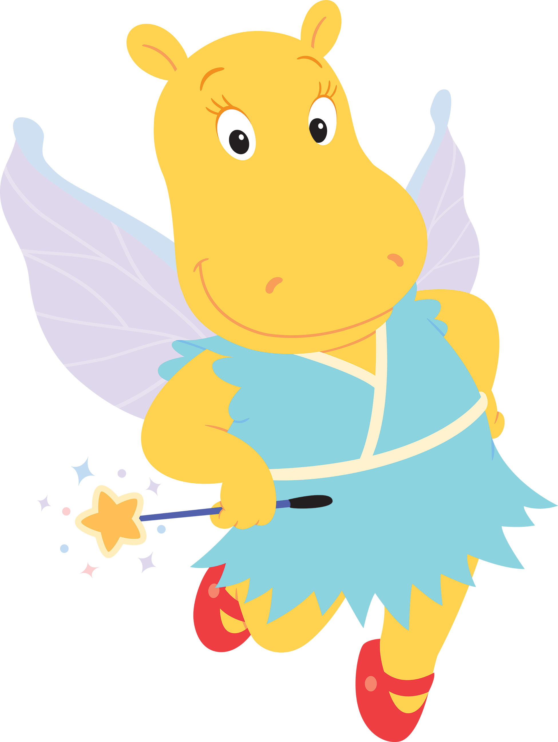 The Backyardigans Tasha As The Flighty Fairy - Backyardigans Flighty Fairy (1950x2589)