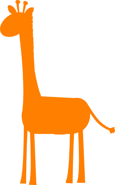 Giraffe Nursery Clipart (372x595)