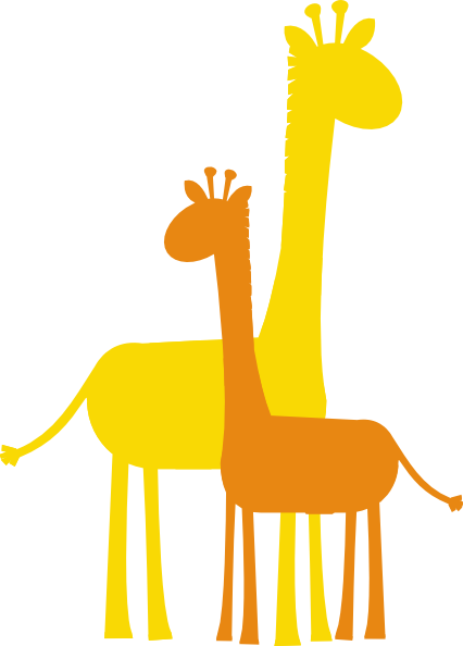 Giraffe Clipart At Getdrawings Com Free For Personal - Nursery Clip Art (426x594)