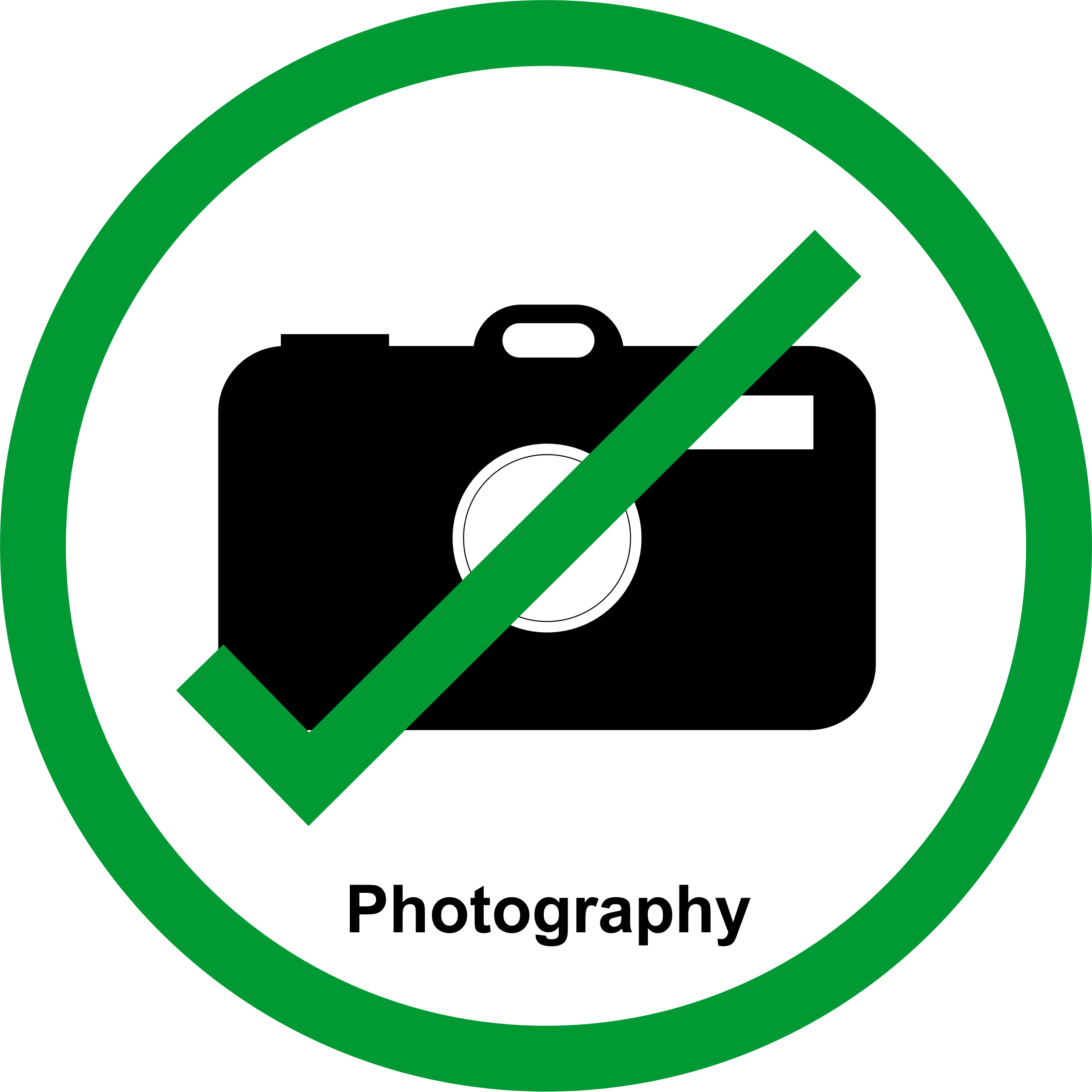 Permission Sign - Photography Allowed - Photography Allowed Sign (2488x2489)