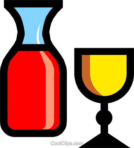 Symbol Of Wine And Chalice Royalty Free Vector Clip - Symbol Of Wine And Chalice Royalty Free Vector Clip (631x700)