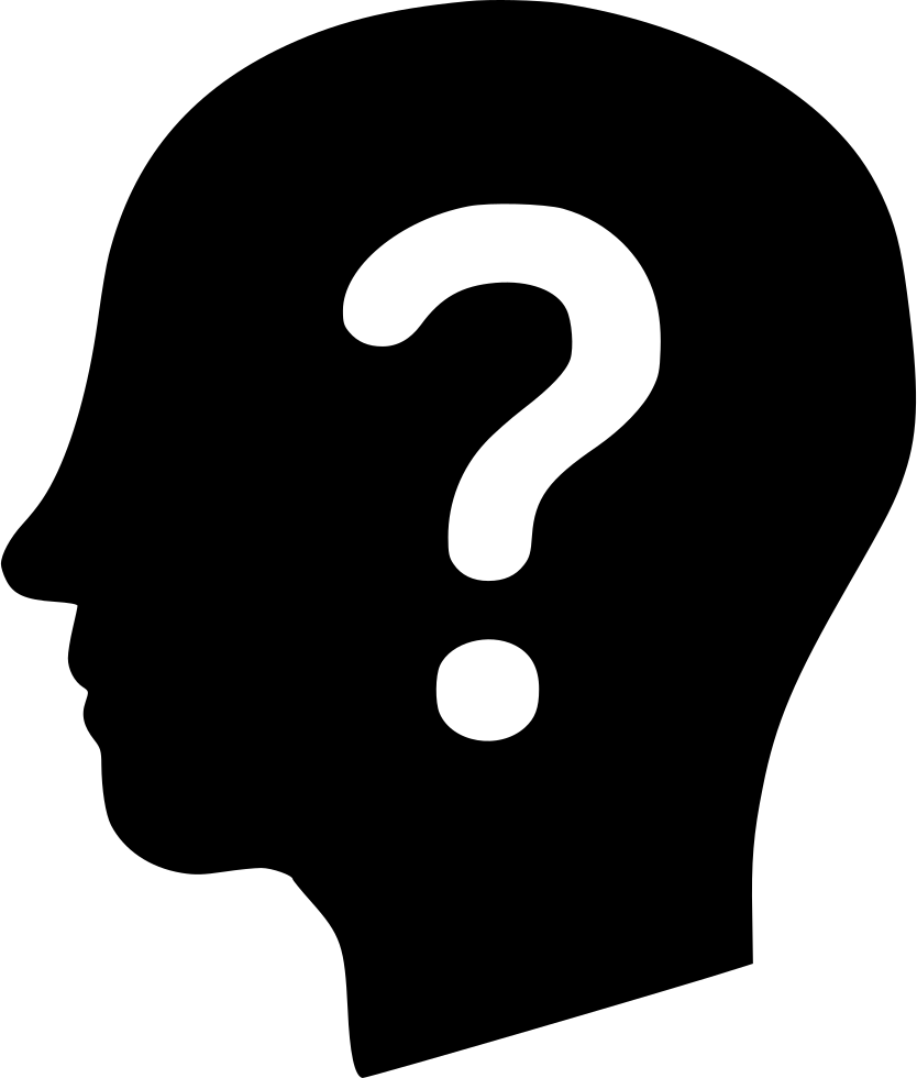 Mind Brain Thinking Question Help Comments - Thinking Icon Png (834x980)