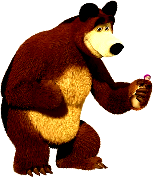 Masha And The Giant Bear By Bradsnoopy97 On Deviantart - Masha And The Bear (507x600)