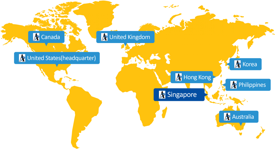 Autism Partnership Singapore Global Map - World Map (1024x640)
