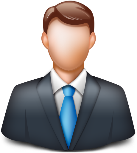 Bokbokstars 121 Classic Stock Icons - Manager Icon 3d (512x512)