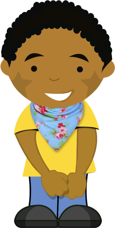 A Girl Wearing A Cath Kidston Blue Rose Dribble Bibs - Girl (800x800)