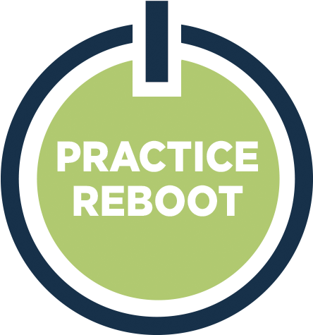 Practice Reboot Circle Logo - Arrow Button (500x500)