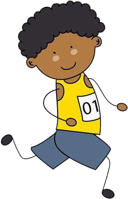Sport Running Cartoon Clip Art - Cartoon (600x600)