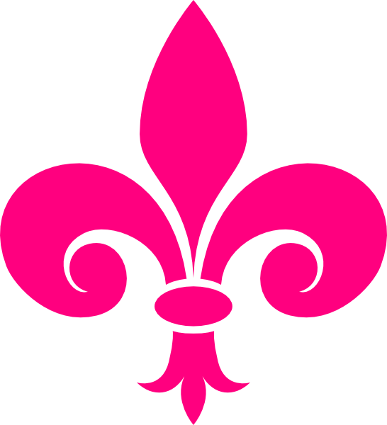 Free Fleur De Lis Cross Stitch Pattern - Fleur De Lis Clip Art (546x600)