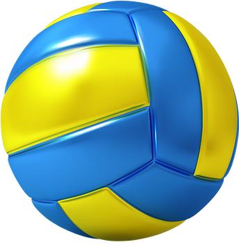 Volleyball, Volleyball Tours, College Volleyball, International - Volleyball Ball No Background (343x376)