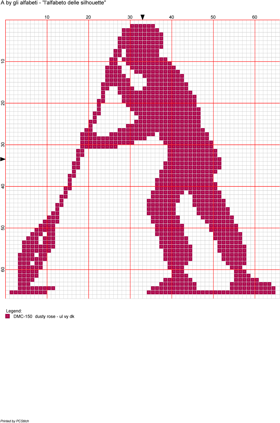 Alfabeto Delle Silhouette - Cross-stitch (1187x1772)