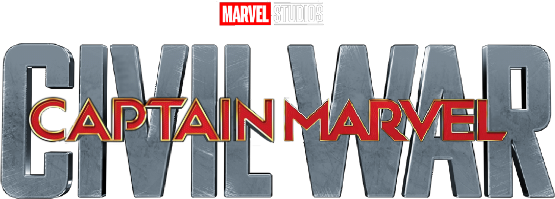 Captain Marvel Civil War Title Logo Png Render By Mrvideo-vidman - Avengers Assemble (1244x557)