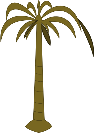 Palm Tree Clip Art (432x599)