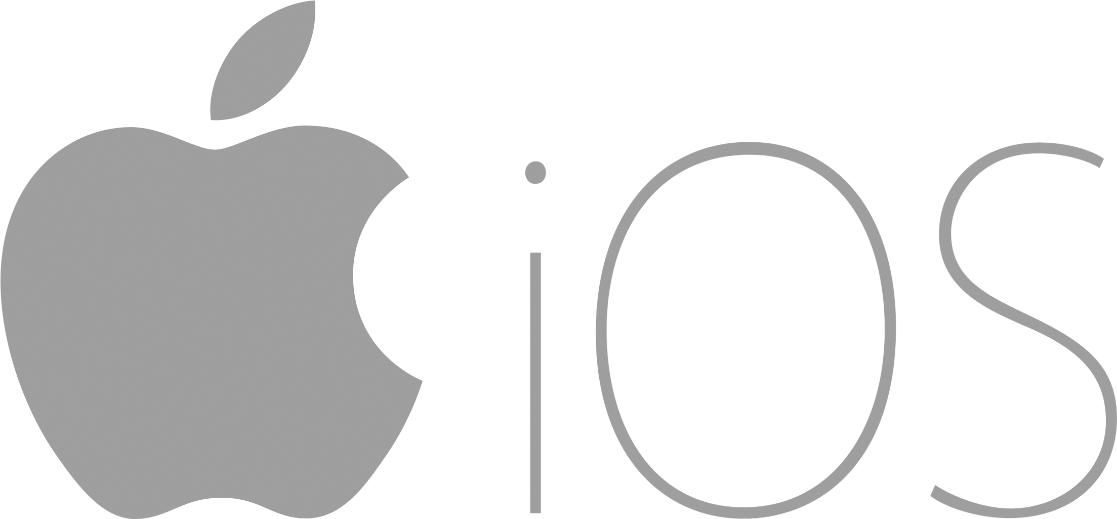 How Do I Cancel My Account On Ios - Ios Logo 2017 Png (2468x1052)