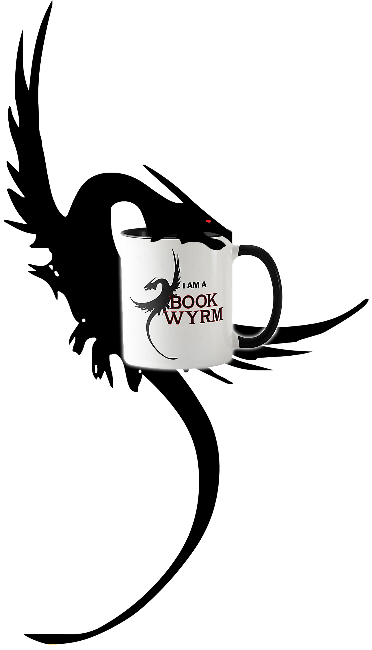 Powered By Book Cave Giveaways - Dragon Silhouette Png (1288x2252)