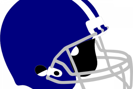 Pin Football Clipart No Background - Cartoon Football Helmet And Football (450x300)