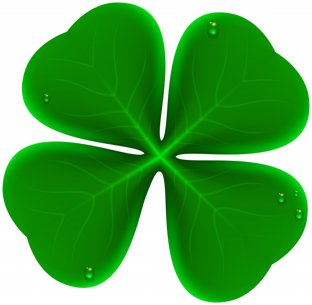 Pictures Of 4 Leaf Clovers - Four Leaf Clover Transparent (1024x999)