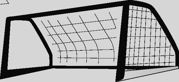 Goal Post Clipart (600x275)