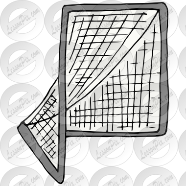 Lacrosse Goal Cliparts - Lacrosse Goal Drawing (380x380)