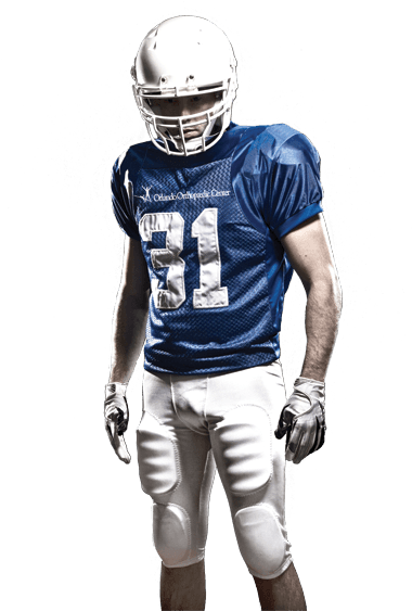 Orlando Orthopaedic Center - Football Player In Blue (384x576)