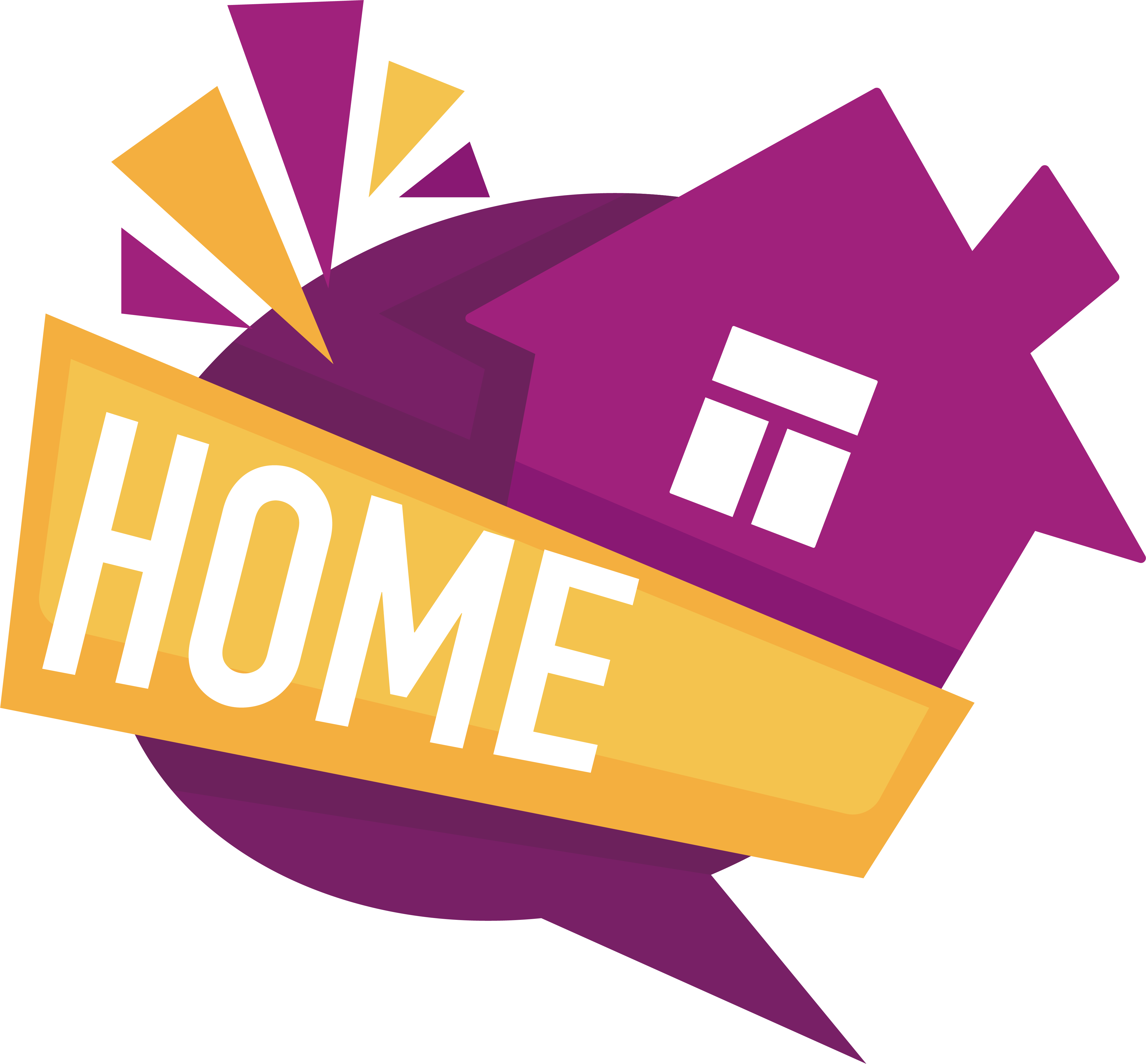 Real Estate Logo House - House (4388x4074)