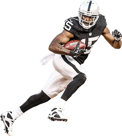 A New Beginning - Raiders Football Players Png (470x523)