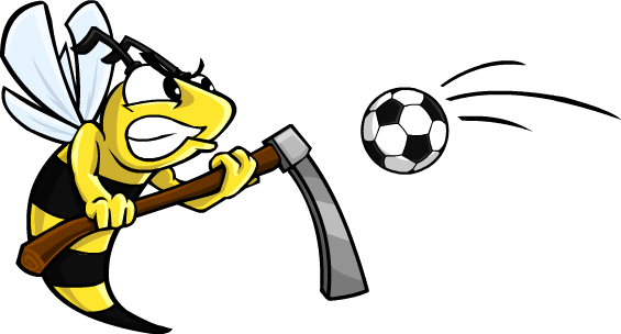 Hornet Mascot By Eseraart - Hornet Mascot Soccer (565x304)