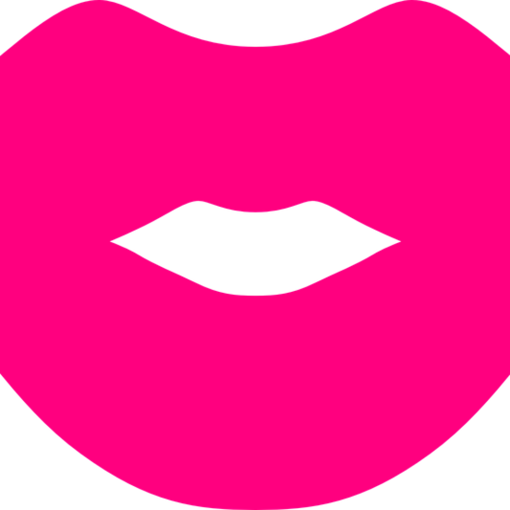 Free Clip Art Of Kissing Lips Awesome Graphic Library - Clip Art (1024x1024)