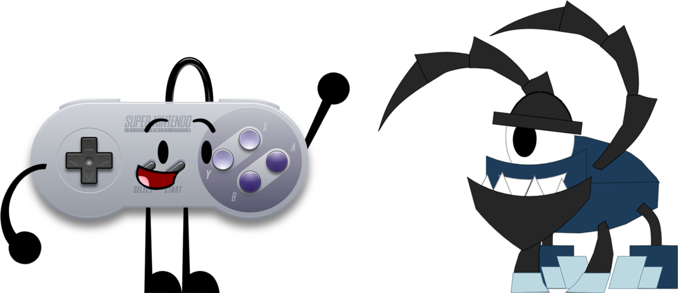 Snes Controller Meets Boogly By Coulden2017dx - Snes Controller Meets Boogly By Coulden2017dx (1360x588)