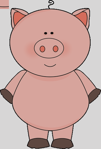 Pig Clip Art Cute Pig Clip Art - Pigs Clipart Transparent Backround (340x500)