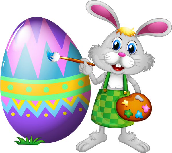 Tube Lapin De Pâques, Oeuf, Png - Easter (600x535)