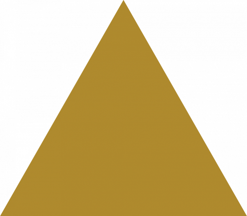 Golden Triangle Clipart - Gold Triangle Png (800x698)