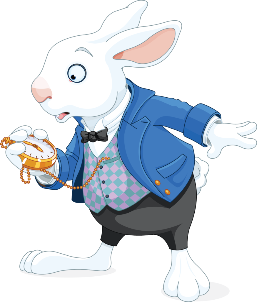 White Rabbit Alice's Adventures In Wonderland Pocket - Alice In Wonderland Mr Rabbit 3d Vector (874x1024)