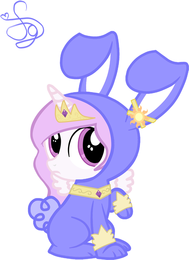 Princess Celestia Rabbit By Kristiesparcle - Celestia Bunny (700x942)
