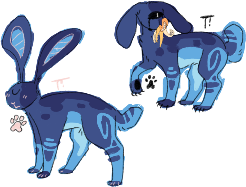 Tentacle Rabbit By Catsonq - Cartoon (1024x768)