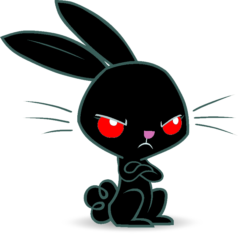 Rabbit Devil Easter Bunny Cat Hare - Devil Bunny (800x788)