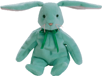 Ty Beanie Babies Hippity Bunny Rabbit Mint Green Retired - Green Bunny Beanie Baby (350x350)