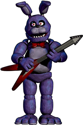 Bonnie The Rabbit Png By Riolufazbear - Five Nights At Freddy's 1 Bonnie (293x459)