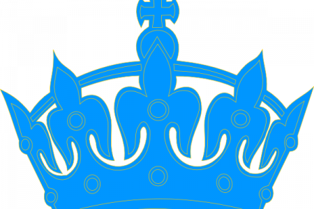 Crown Clipart Dark Blue - Pink Crown Clipart (450x300)