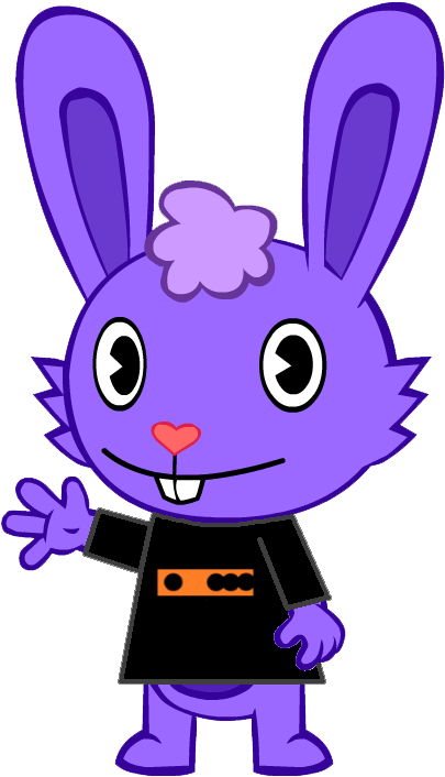 Aygo The Rabbit With A T Shirt By Sarey Raccoon - Gift (590x780)