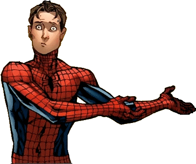 Aggressively Tacky A Transparent Spiderman To Look - Transparent Spiderman (442x341)
