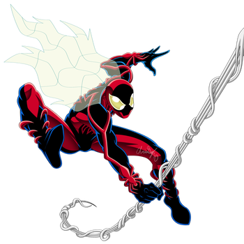 More Like Spectacular Spider-man Unlimited Black Suit - Spider Man Unlimited Suit (350x350)