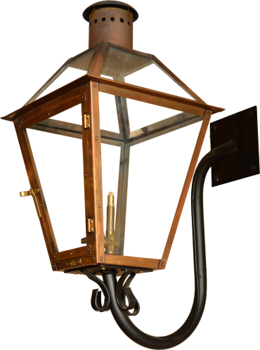 French Quarter Light On Gooseneck - Lighting (370x498)