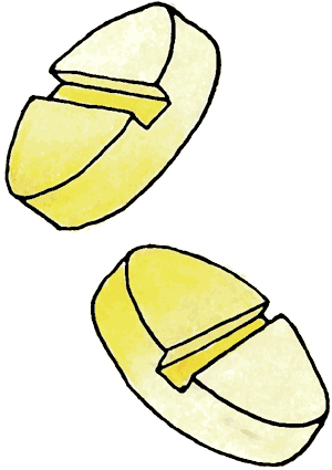 Tablet Pills Clipart - Tablet Medicine Clip Art (300x425)