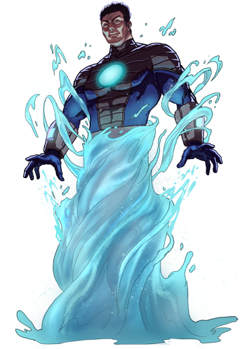 Spectacular Spider Man Hydro Man - Marvel Hydro Man (360x502)
