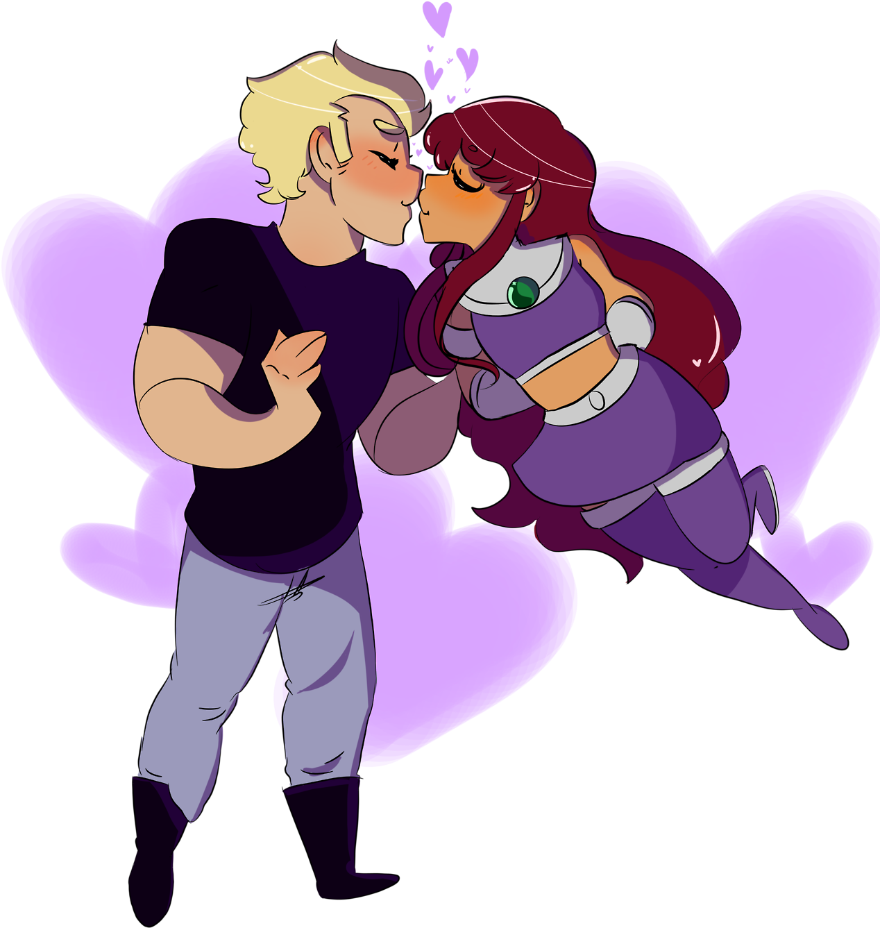 Starfire Teen Titans The Spectacular Spiderman Eddie - Cartoon (1280x1437)