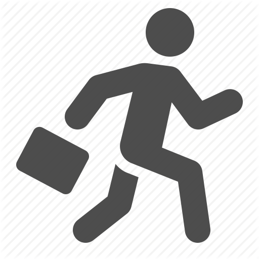 Running Icon On Transparent Background Clip Art At - Domicilio Vector (512x512)