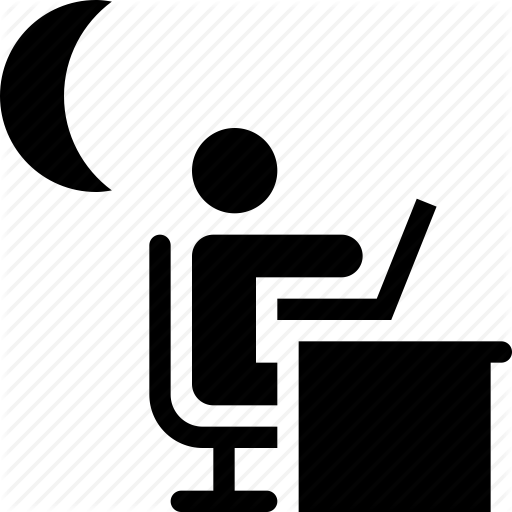 People Icon Work Group Team Stock Vector 719712805 - Late Night Work Icon (512x512)