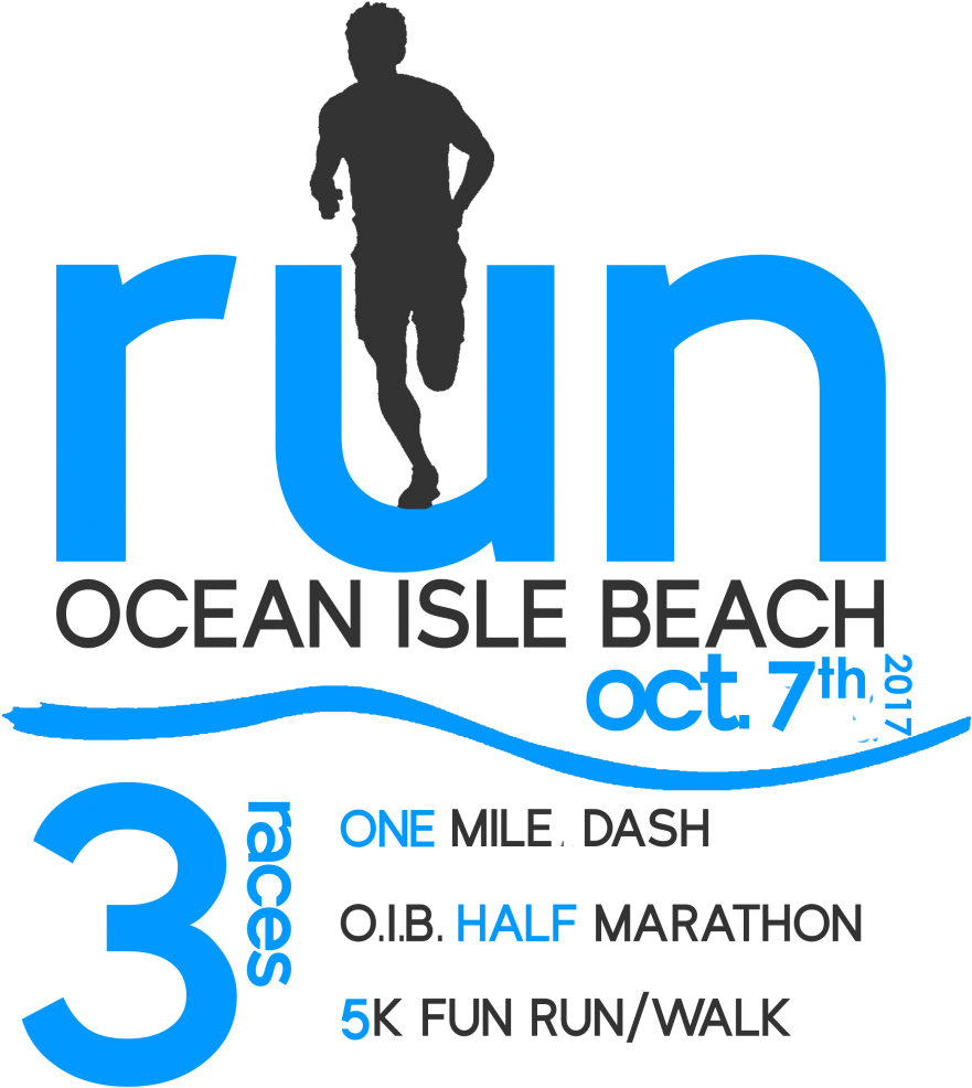 Run Ocean Isle Beach - Graphic Design (967x1024)